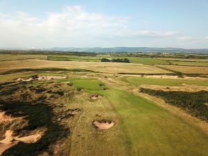 Royal Porthcawl 9th Aerial Green